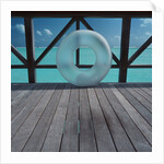 Inflatable rubber ring by Anonymous