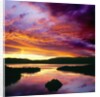 USA, California, Lake Tahoe at dawn by Anonymous