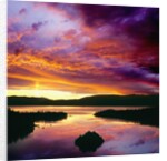 USA, California, Lake Tahoe at dawn by Anonymous