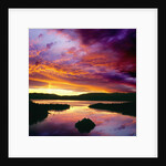 USA, California, Lake Tahoe at dawn by Anonymous