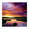 USA, California, Lake Tahoe at dawn by Anonymous