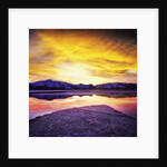 USA, California, Lake Tahoe at sunset by Anonymous