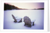 Two Snow-covered Chairs Outdoors by Anonymous
