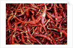 Red chili peppers (Ocotlan market, Oaxaca, Mexico) by Anonymous