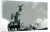 Quadriga of the Brandenburg Gate against clouded sky, Berlin, Germany by Anonymous
