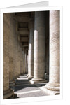 Colonnade at St. Peter's Square, Vatican City State, Rome, Italy by Anonymous