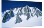 Montblanc, glacier covered with snow, France, Chamonix by Anonymous