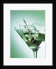 Martini with Olive Splash by Anonymous