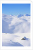 Hut in mountains, winter, Lenzerheide, Graubunden Canton, Switzerland by Anonymous