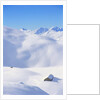 Hut in mountains, winter, Lenzerheide, Graubunden Canton, Switzerland by Anonymous