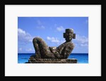 Sculpture by the ocean in Cancun, Mexico by Anonymous