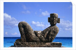 Sculpture by the ocean in Cancun, Mexico by Anonymous