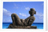 Sculpture by the ocean in Cancun, Mexico by Anonymous
