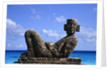 Sculpture by the ocean in Cancun, Mexico by Anonymous