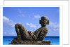 Sculpture by the ocean in Cancun, Mexico by Anonymous