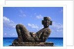 Sculpture by the ocean in Cancun, Mexico by Anonymous