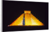 El Castillo illuminated (Chichen Itza, Mexico) by Anonymous