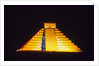 El Castillo illuminated (Chichen Itza, Mexico) by Anonymous