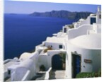 Apartment block in Oia, Santorin, Greece by Anonymous