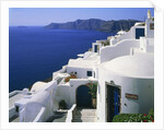 Apartment block in Oia, Santorin, Greece by Anonymous
