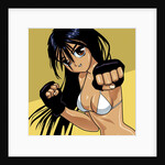 Anime Girl Fighter by Anonymous