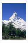 Matterhorn, with snow covered peak, Switzerland, Zermatt by Anonymous
