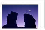 Rock formation in Devil's Garden at night by Anonymous