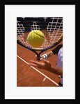 Man playing tennis by Anonymous