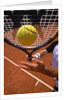 Man playing tennis by Anonymous