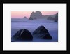 USA, California, Redwood National Park, Rocky shore with surf, dusk by Anonymous