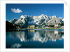 View of town, Lake Misurina, Alps, Italy by Anonymous