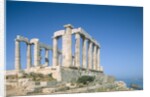 Poseidon Temple in the Sounion National Park, Greece, Attica by Anonymous