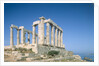 Poseidon Temple in the Sounion National Park, Greece, Attica by Anonymous