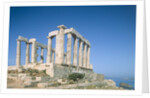 Poseidon Temple in the Sounion National Park, Greece, Attica by Anonymous