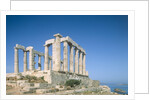 Poseidon Temple in the Sounion National Park, Greece, Attica by Anonymous