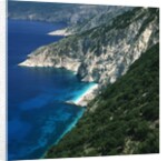 Steep coast on Kefalonia, Greece by Anonymous
