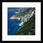 Steep coast on Kefalonia, Greece by Anonymous