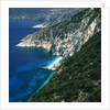 Steep coast on Kefalonia, Greece by Anonymous