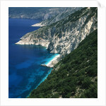 Steep coast on Kefalonia, Greece by Anonymous