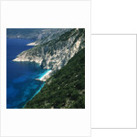 Steep coast on Kefalonia, Greece by Anonymous