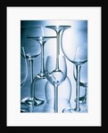 Still life of different wine glasses by Anonymous