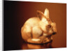Golden Easter bunny by Anonymous