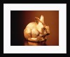 Golden Easter bunny by Anonymous