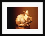 Golden Easter bunny by Anonymous