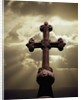 Sunbeams Backlighting Cross by Anonymous