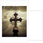 Sunbeams Backlighting Cross by Anonymous