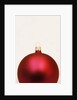 Red Christmas tree decorations by Anonymous