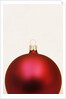 Red Christmas tree decorations by Anonymous