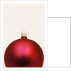 Red Christmas tree decorations by Anonymous