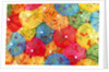 Colourful paper shades by Anonymous
